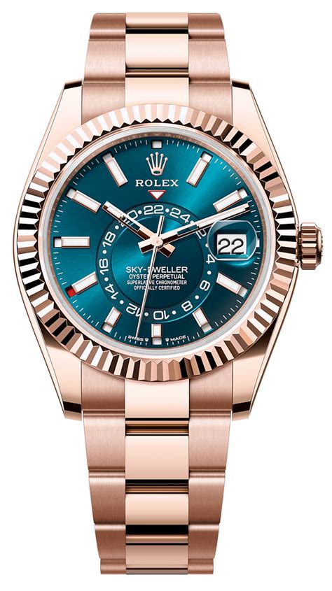 rose gold rolex sky dweller replica|rolex rose gold sky dweller.